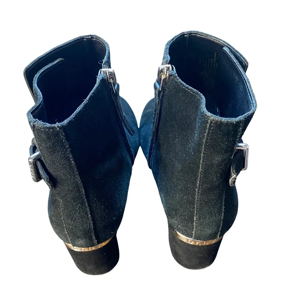 Dkny black suede